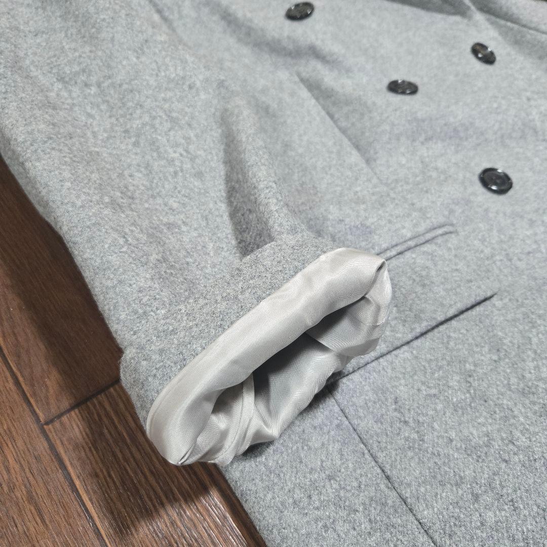 未使用◆アンタイトル 2024aw 大きいサイズ メルトン ピーコート 42