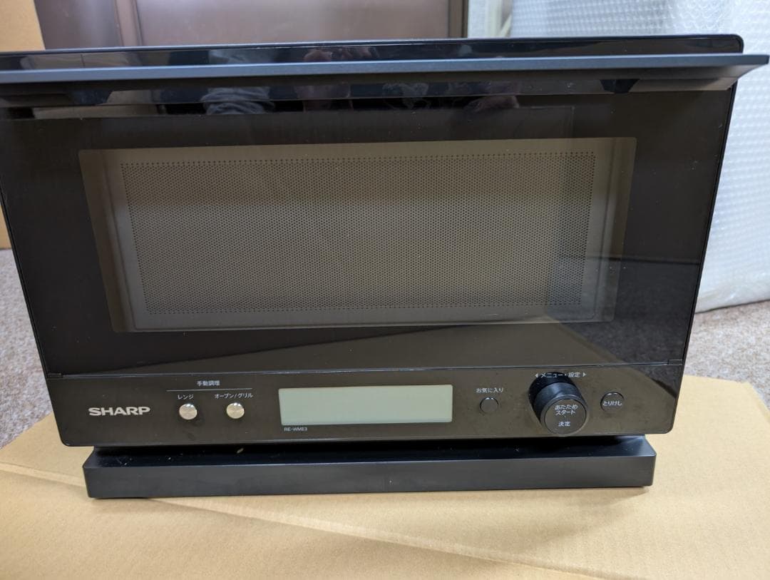 SHARP シャープ オーブンレンジ RE-WME3-B 2023年製 ブラック