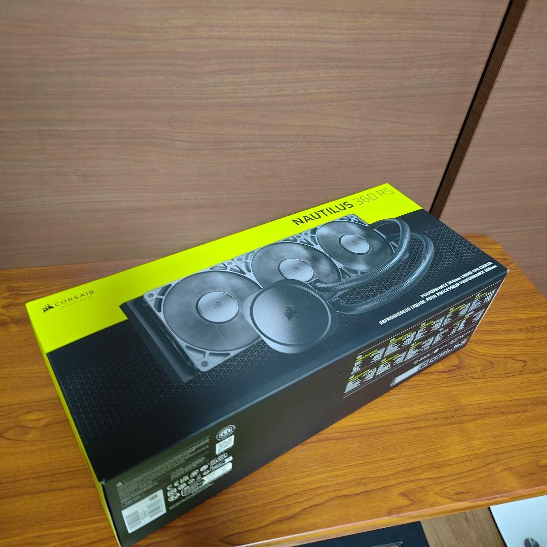【未使用】corsair NAUTILUS 360 RS 簡易水冷クーラー