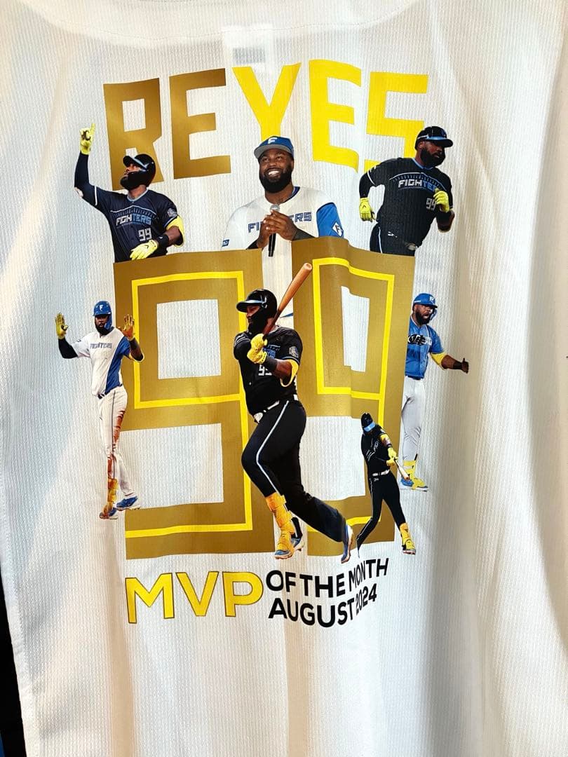 【希少】日ハム　レイエス 月間MVPユニフォームLサイズ★お値引き可★