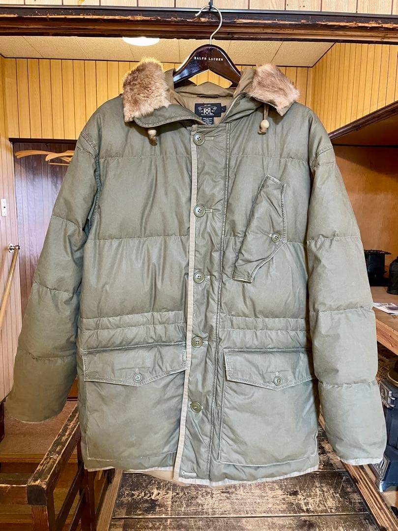 RRL Ralph Lauren ラルフローレン　ダウンコート フード ファー付