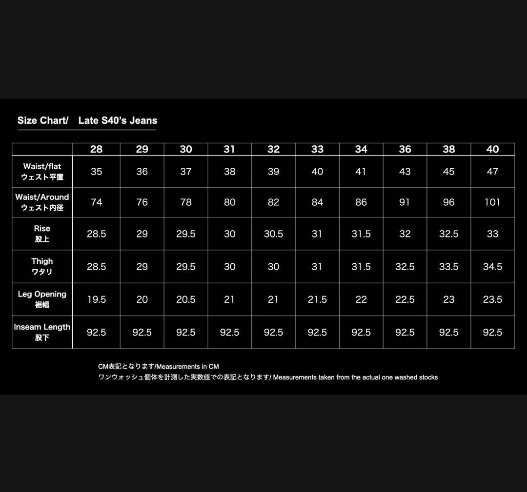 TCB JEANS late40's セットアップ　大戦モデル