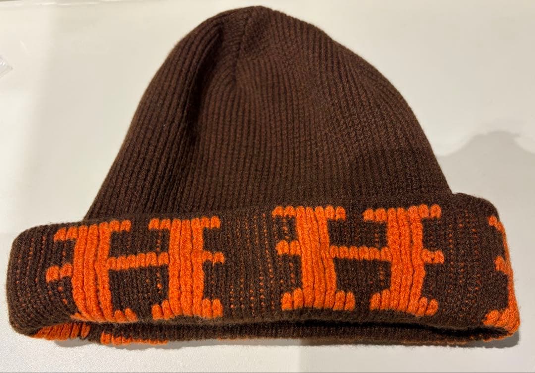 エルメス / HERMES マルジェラ期 Hロゴ カシミヤ ニット帽