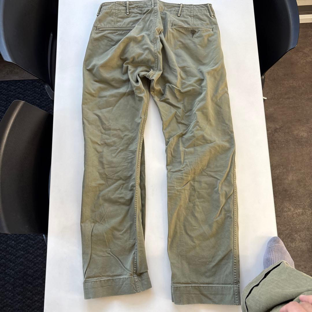 オールド　RRL オフィサーチノ　ミリタリーチノ