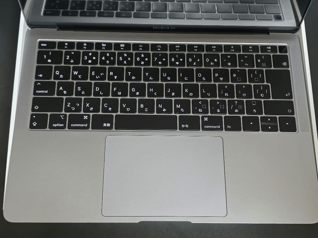 美品 MacBook Air 2018 13インチ スペースグレー 箱あり