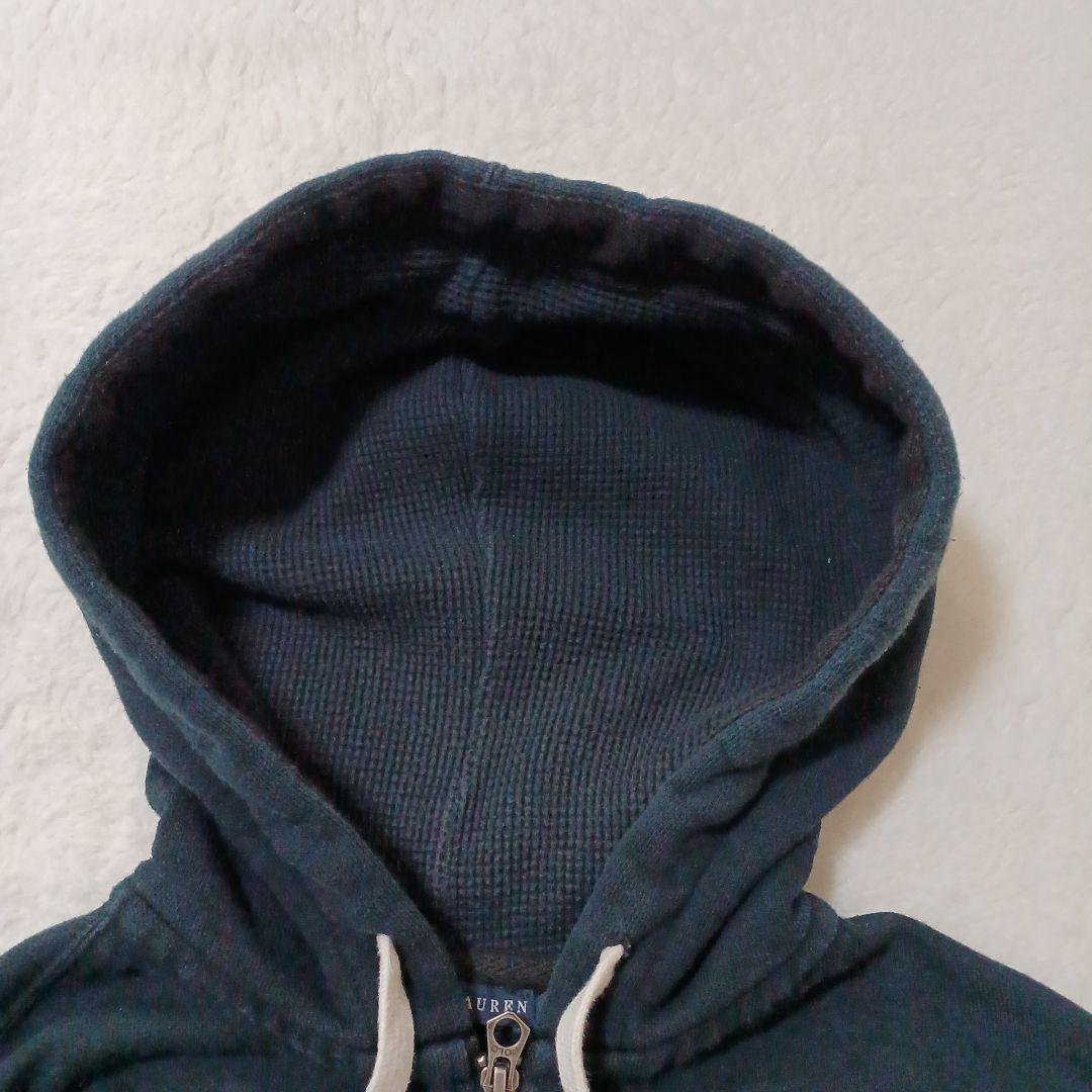 Ralph Lauren パーカー 平成ギャル Y2K ネイビー ビッグポニー