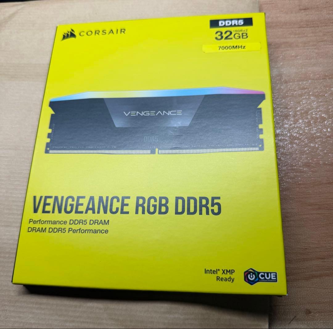 未開封 DDR5 32GB 7000MHz VENGEANCE RGB