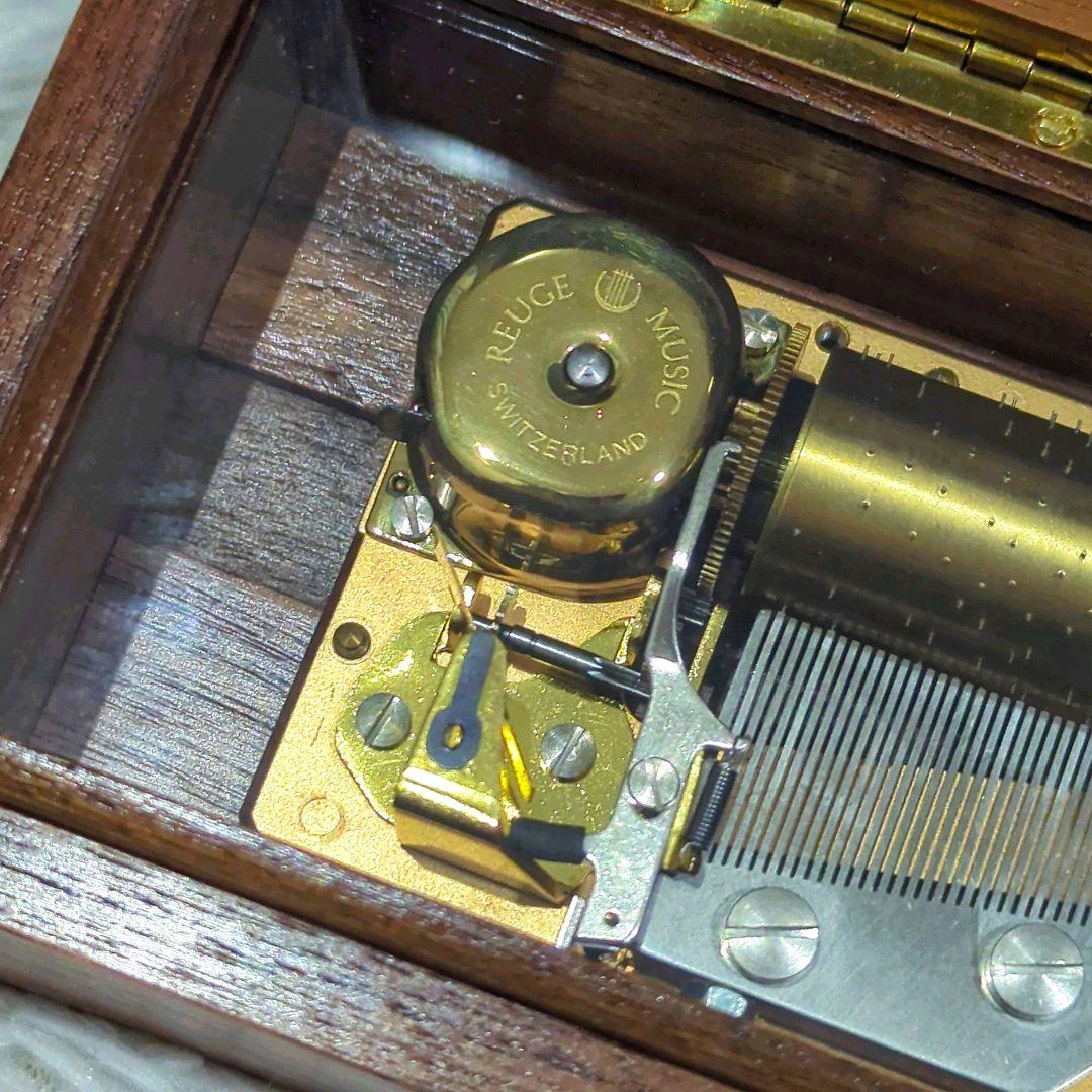 〈美品〉REUGE MUSIC リュージュ オルゴール カノン 一曲再生可能