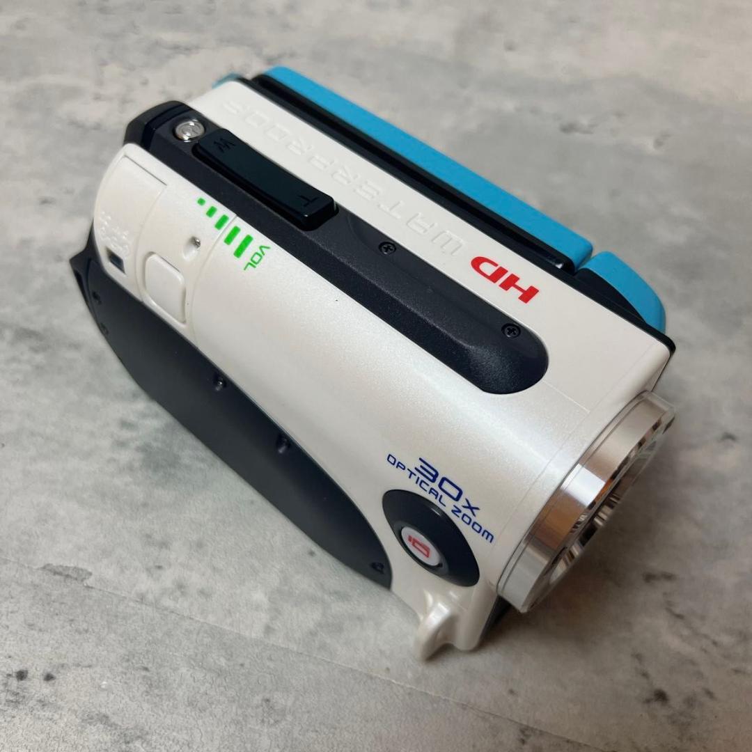 SANYO サンヨー Xacti DMX-WH1E ビデオカメラ ブルー ホワイ