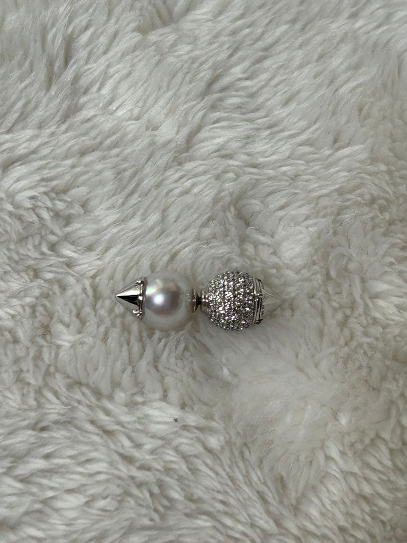 廃盤‼️【希少】TASAKI タサキ　リファインドリベリオンノーベルピアス　未使用