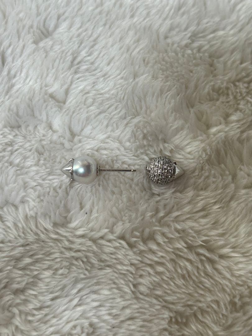 廃盤‼️【希少】TASAKI タサキ　リファインドリベリオンノーベルピアス　未使用