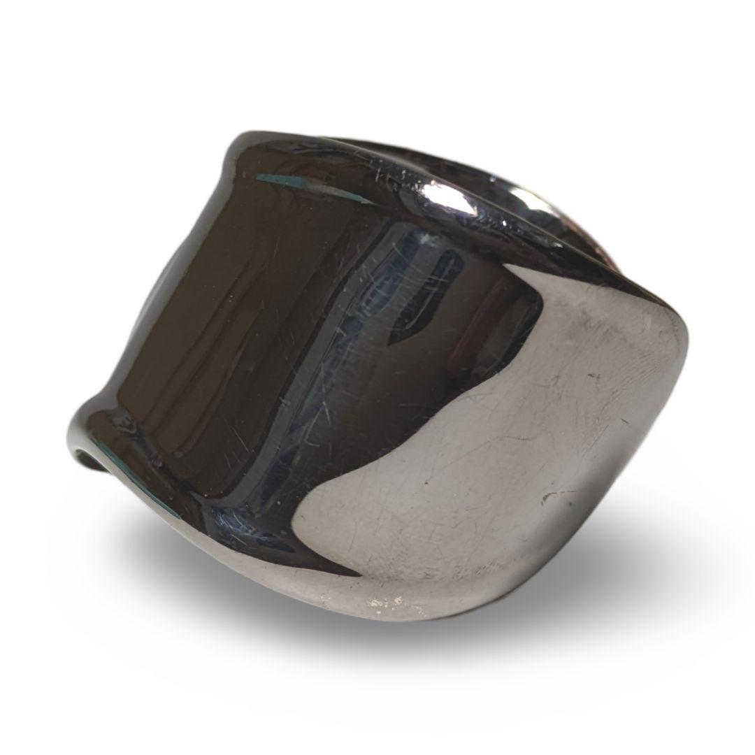 【極美品】Tiffany & Co. ボーンカフ　ルテニウム