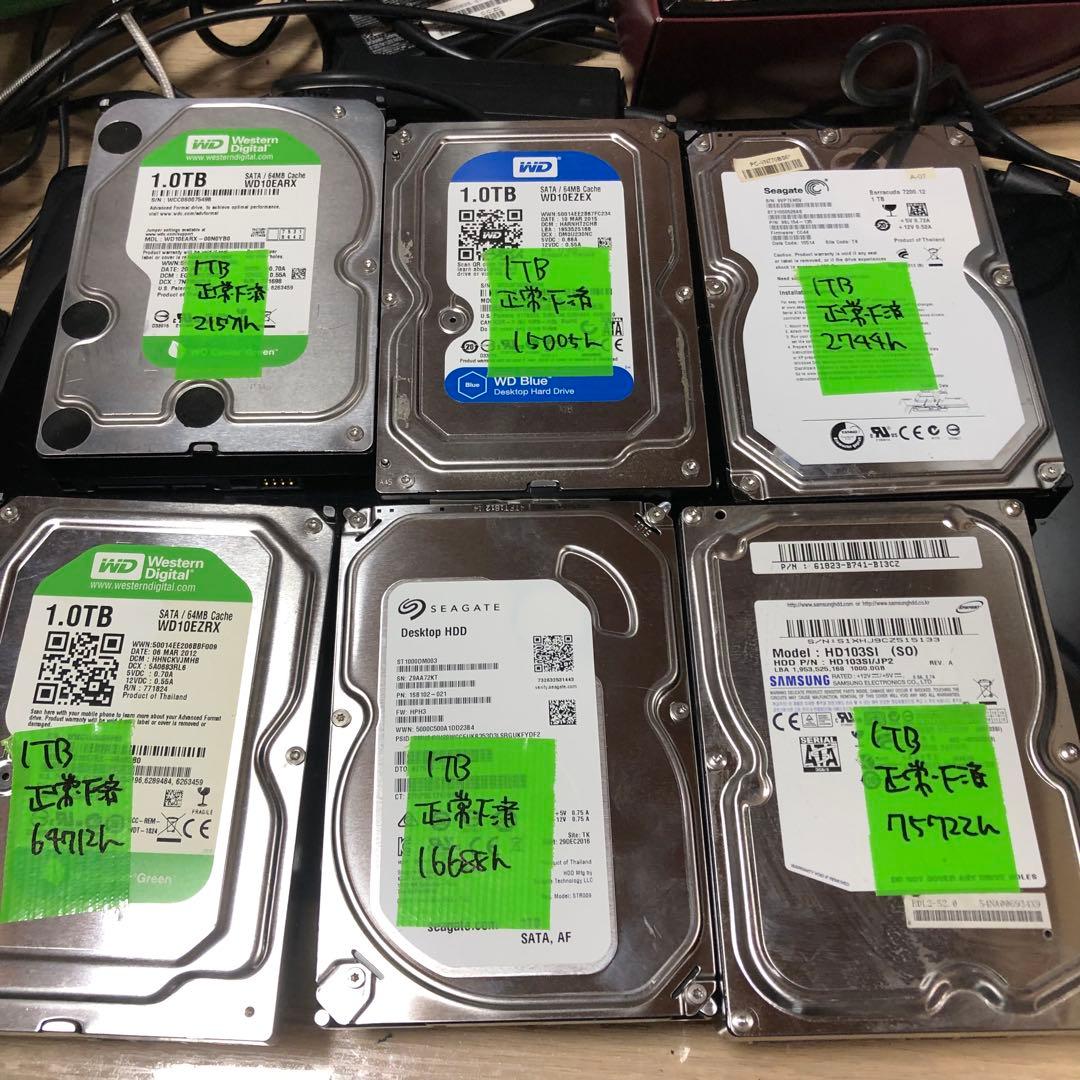 948 正常 1TB HDD 3.5インチ 6個 まとめ売り