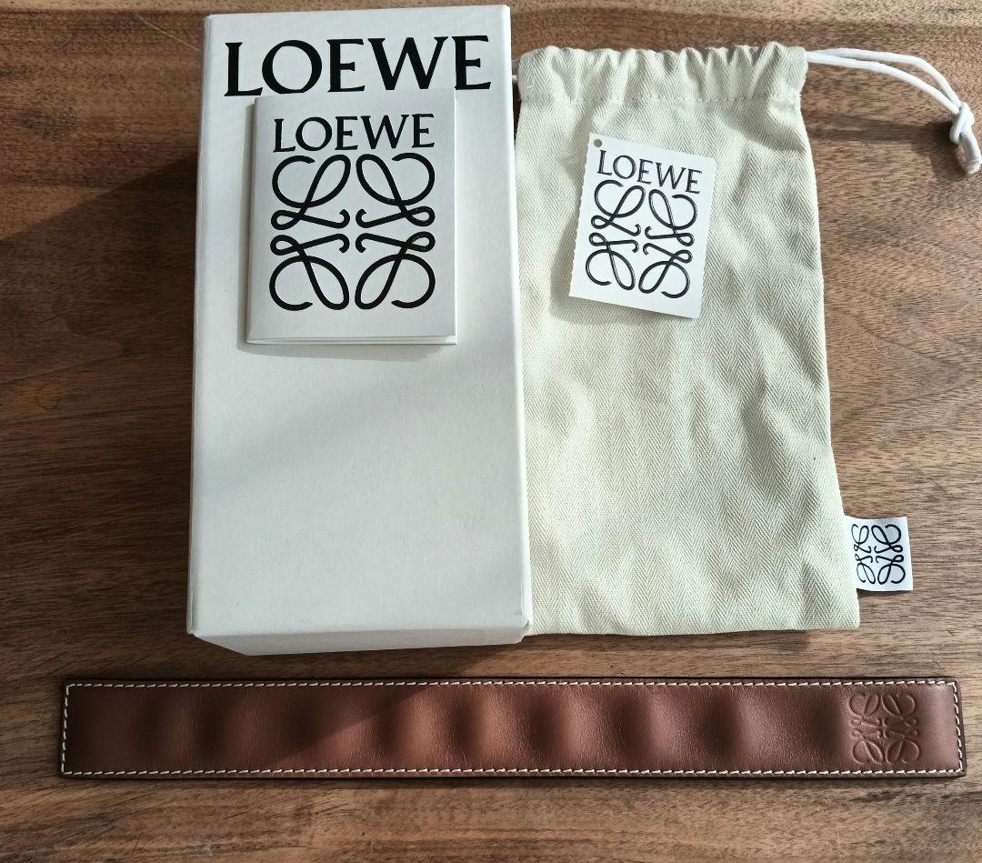 LOEWE ロエベ スラップブレスレット スモール（カーフ）　タン