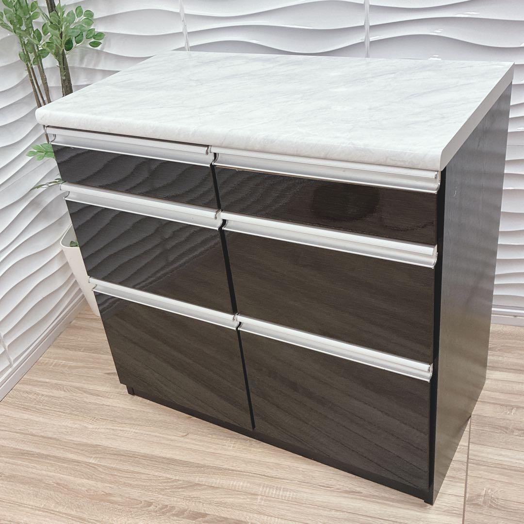 ◇大阪府神戸市配達料無料！◇キッチンカウンター◇サイドボード◇大理石調◇