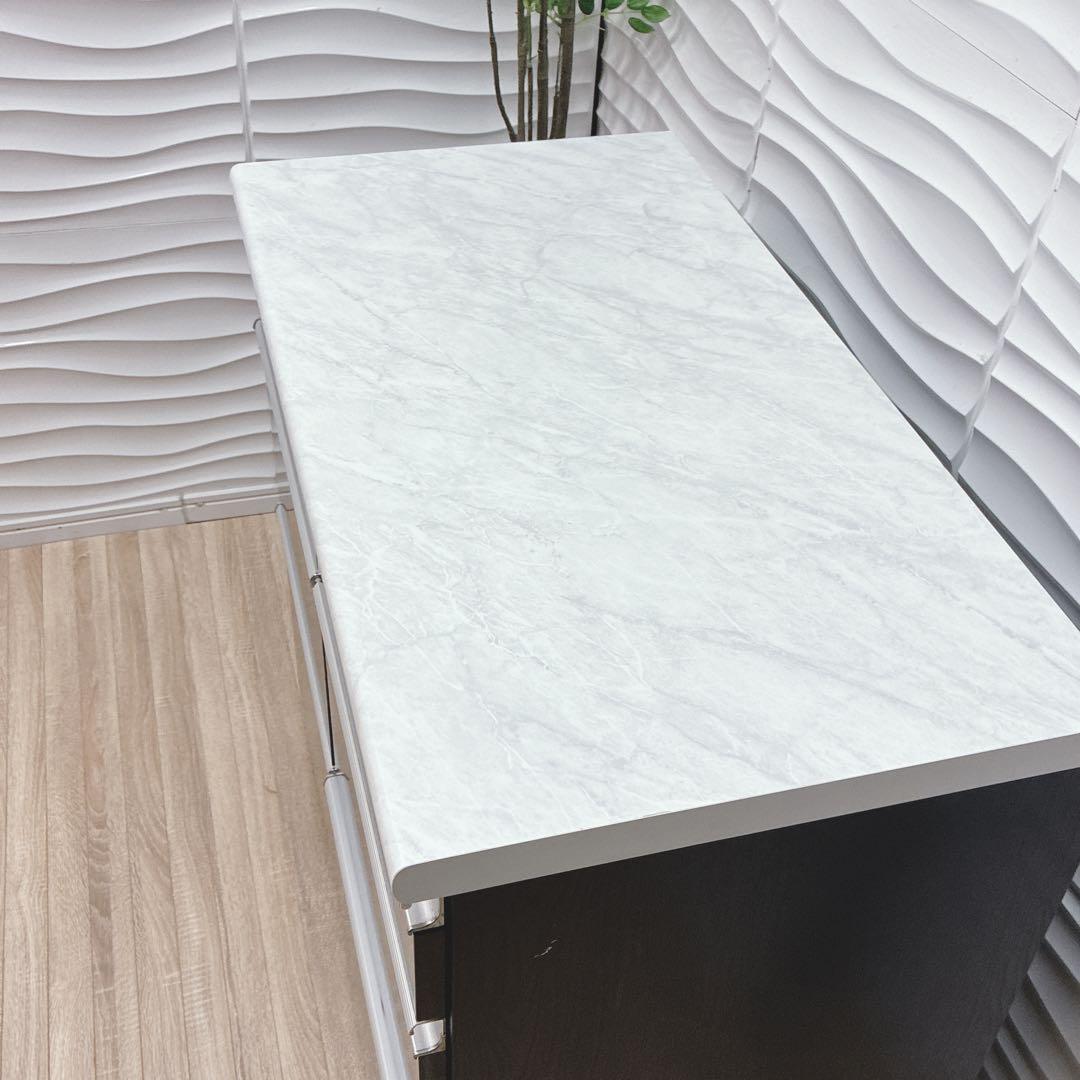 ◇大阪府神戸市配達料無料！◇キッチンカウンター◇サイドボード◇大理石調◇