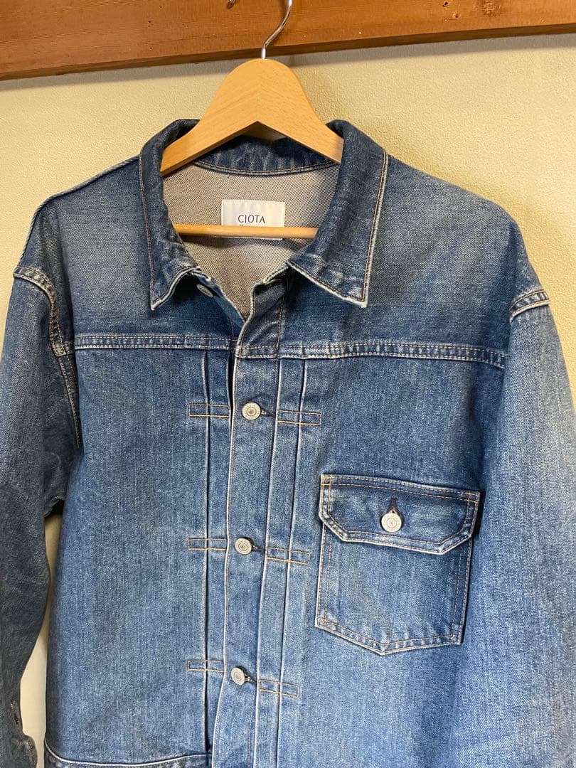 CIOTA スビンコットン　デニムジャケット　42