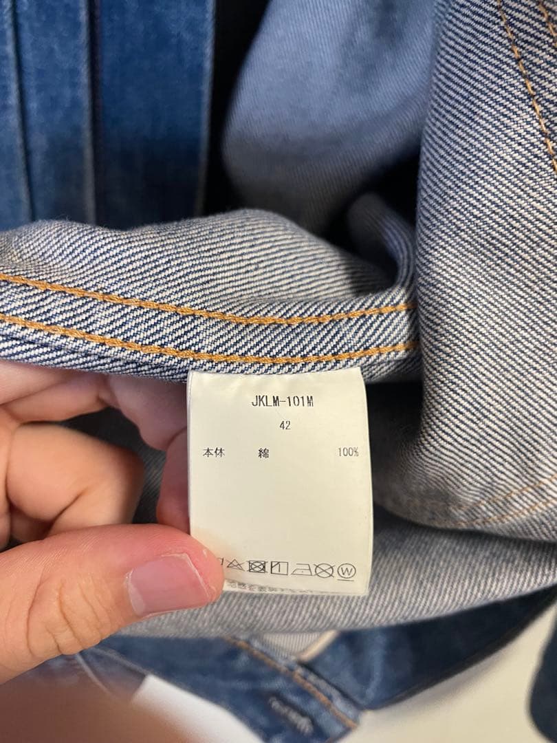 CIOTA スビンコットン　デニムジャケット　42