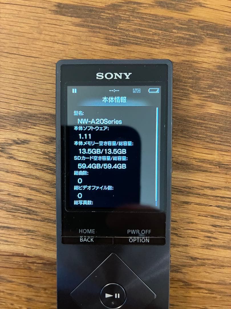 SONY WALKMAN NW-A20 16GB（SDカード・ハードケース付き）