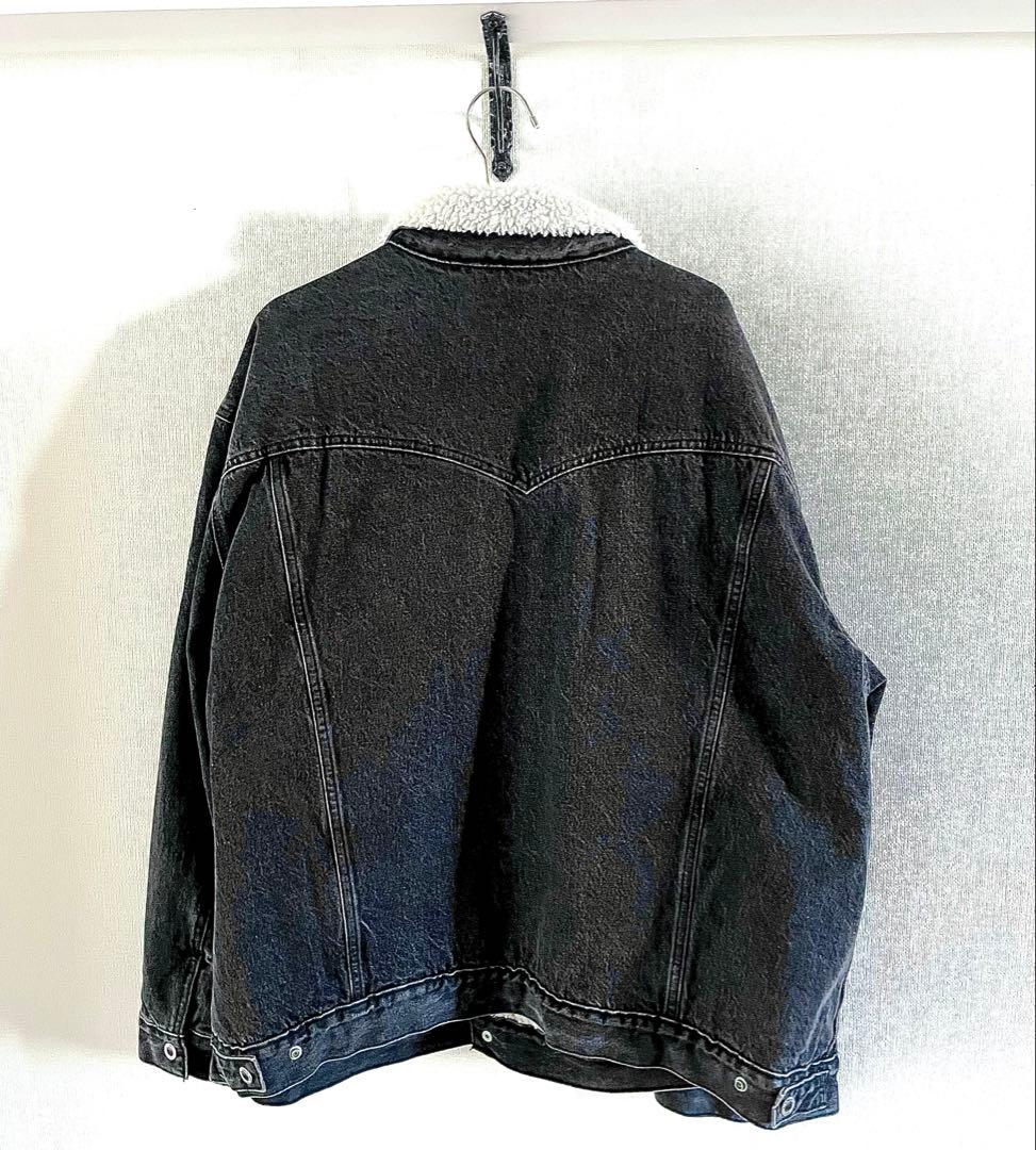 Levi＇s/SILVERTAB(TM) デニムボアジャケット ブラック