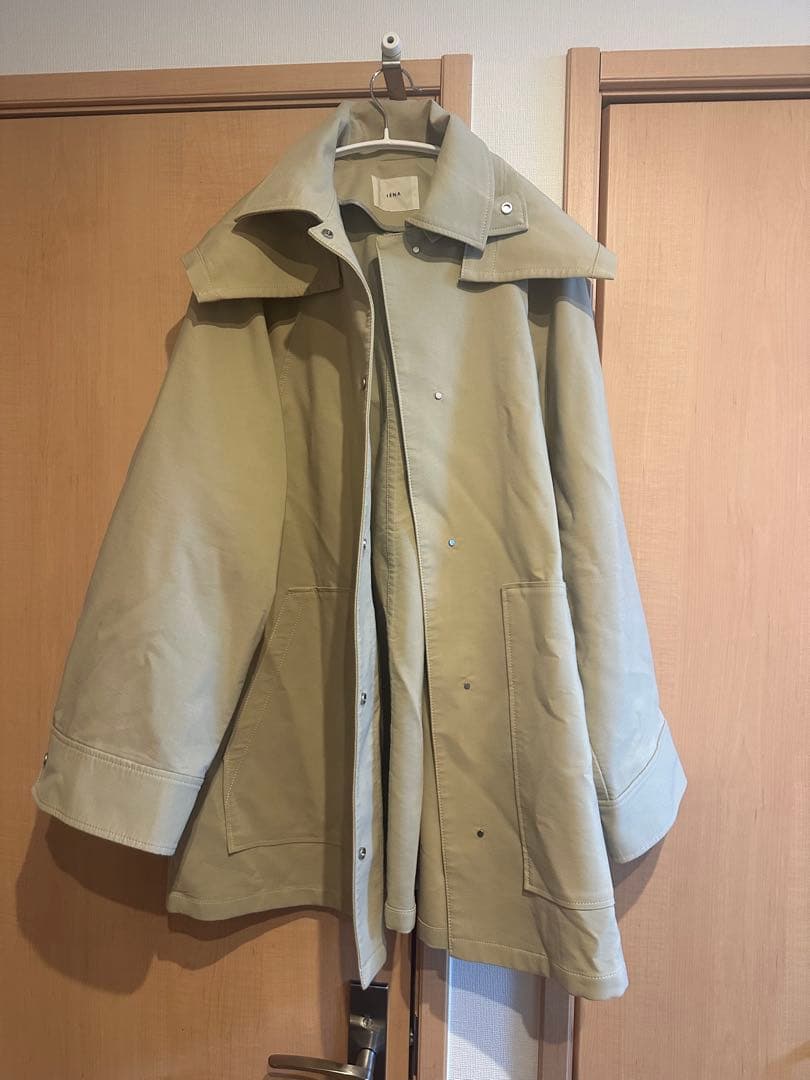 「MOM様」IENA ベージュサイズ38 トリプルクロスフードコート