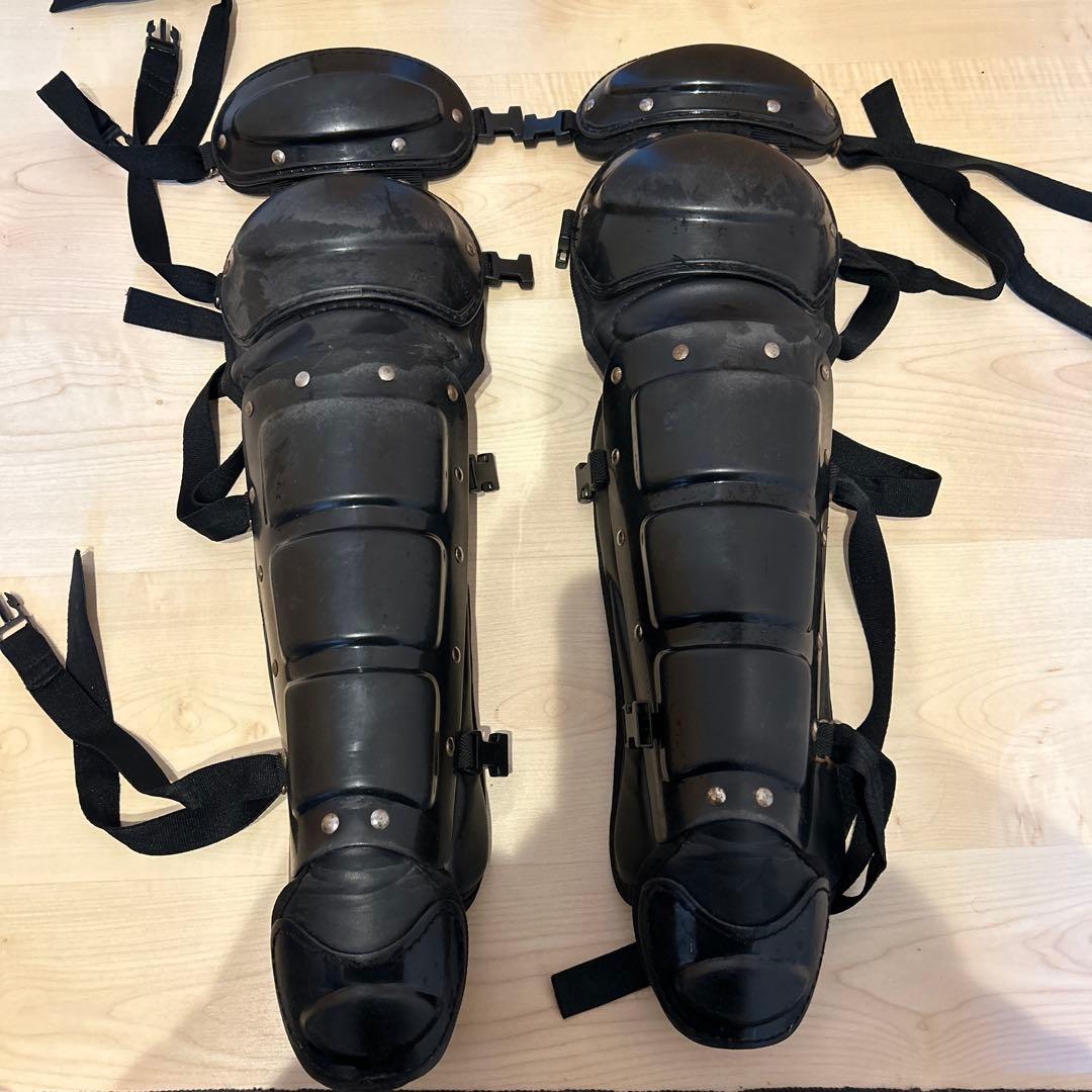 キャッチャー防具　3点セット　ブラック