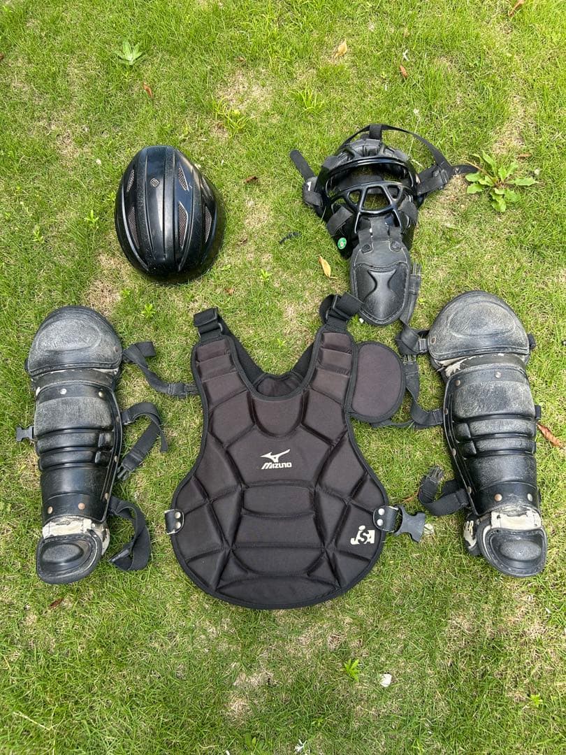 Mizuno キャッチャー防具 少年　軟式　フルセット