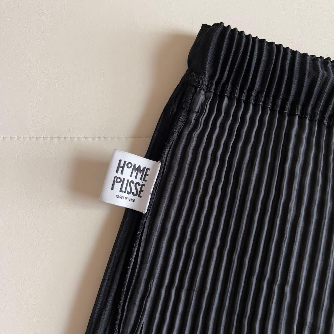 HOMME PLISSE イッセイミヤケ プリーツパンツ サルエルパンツ BK