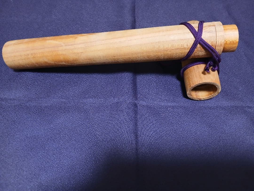 龍笛筒　手作り品　横笛　楽器ケース