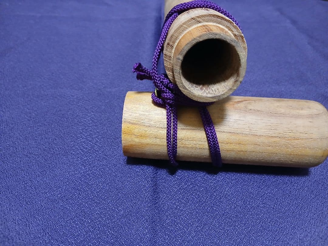 龍笛筒　手作り品　横笛　楽器ケース