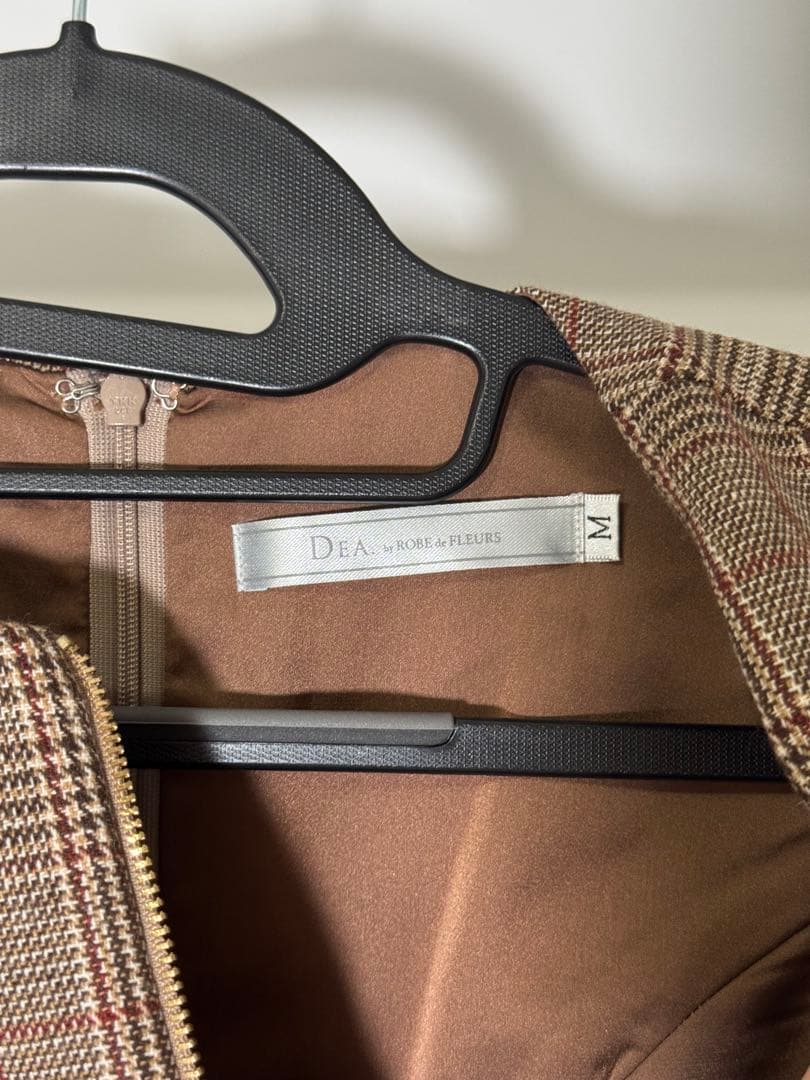 【DEA./サイト完売】チェック/ ワンピース/ ミニドレス/ キャバドレス/M