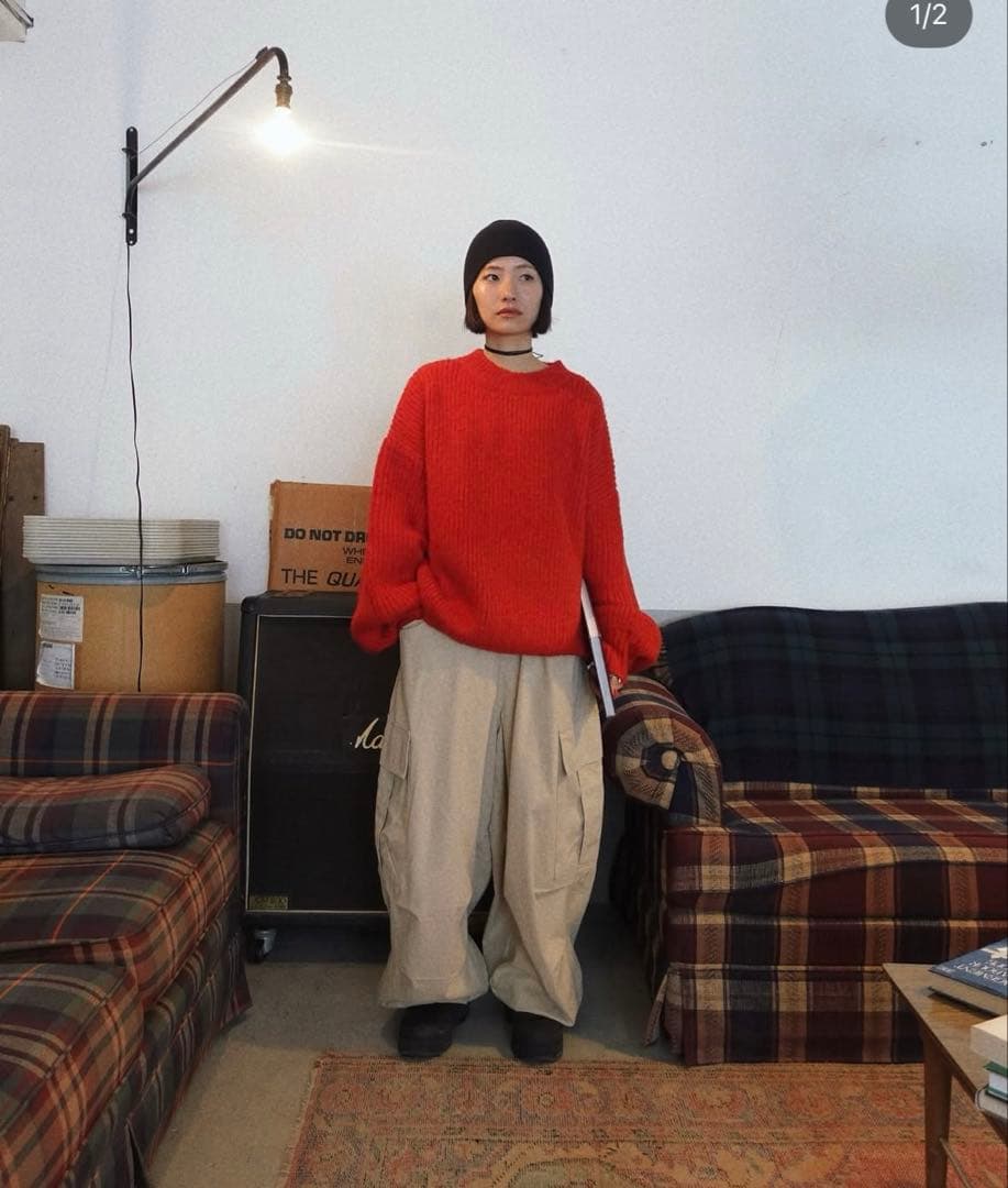 TEENBOOP カーゴパンツ ベージュ