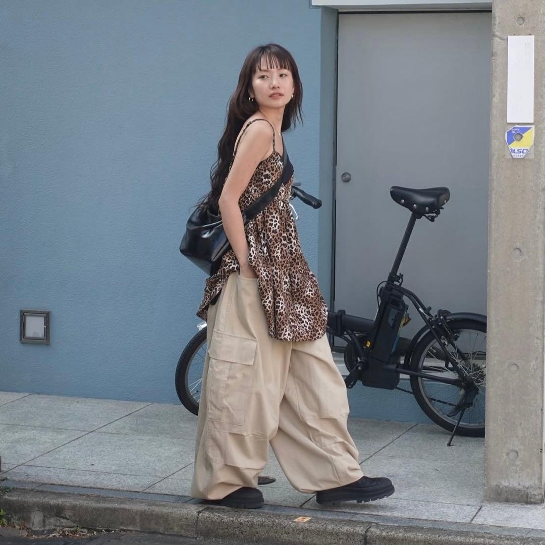 TEENBOOP カーゴパンツ ベージュ