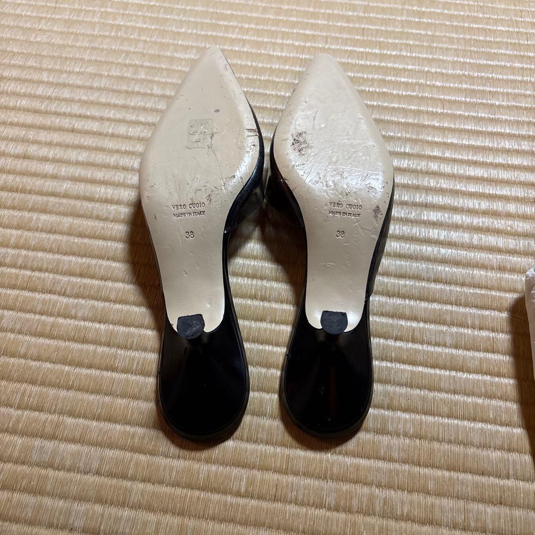 BRENTELLA ALIDEA MULE ブラック 38