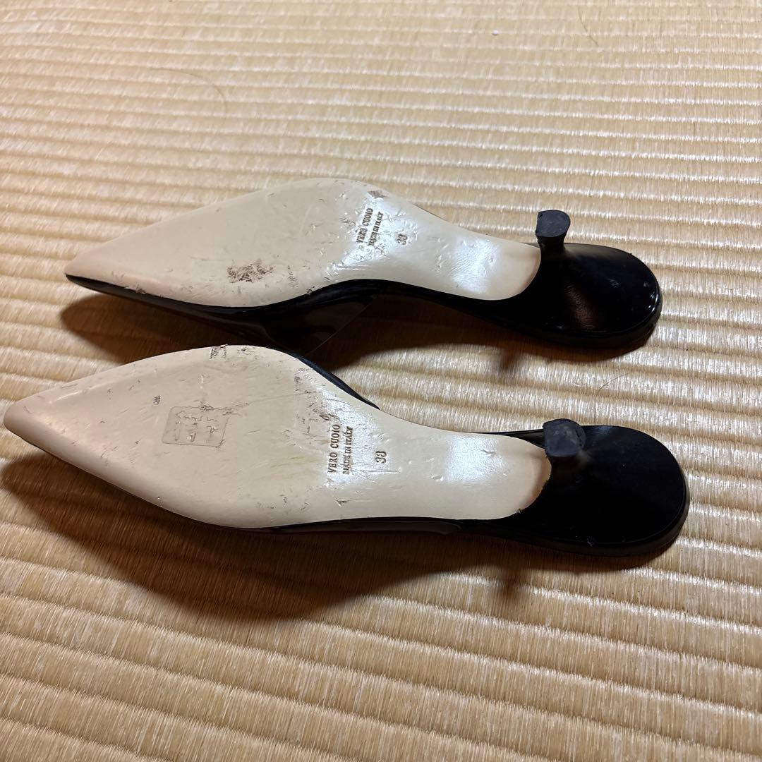 BRENTELLA ALIDEA MULE ブラック 38