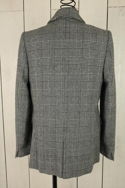 メ*き様 【新品同様】☆ピンキー＆ダイアン：グレンチェック　ダブルブレスト　ジャ