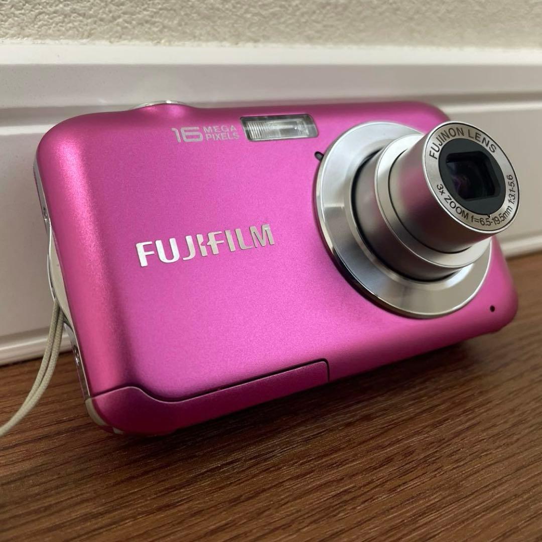 富士フィルム　コンパクトデジタルカメラ　JV250 ピンク Fujifilm