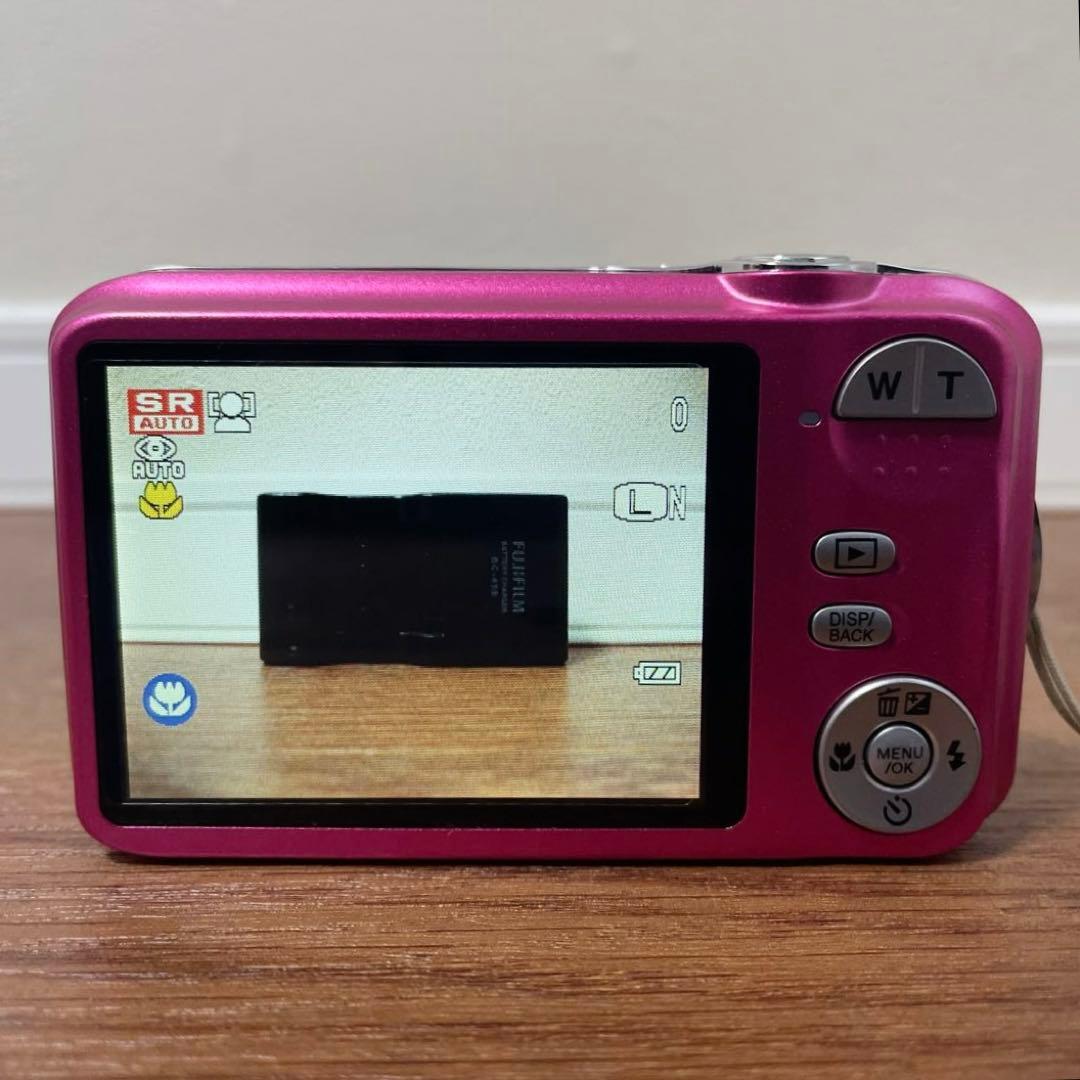富士フィルム　コンパクトデジタルカメラ　JV250 ピンク Fujifilm