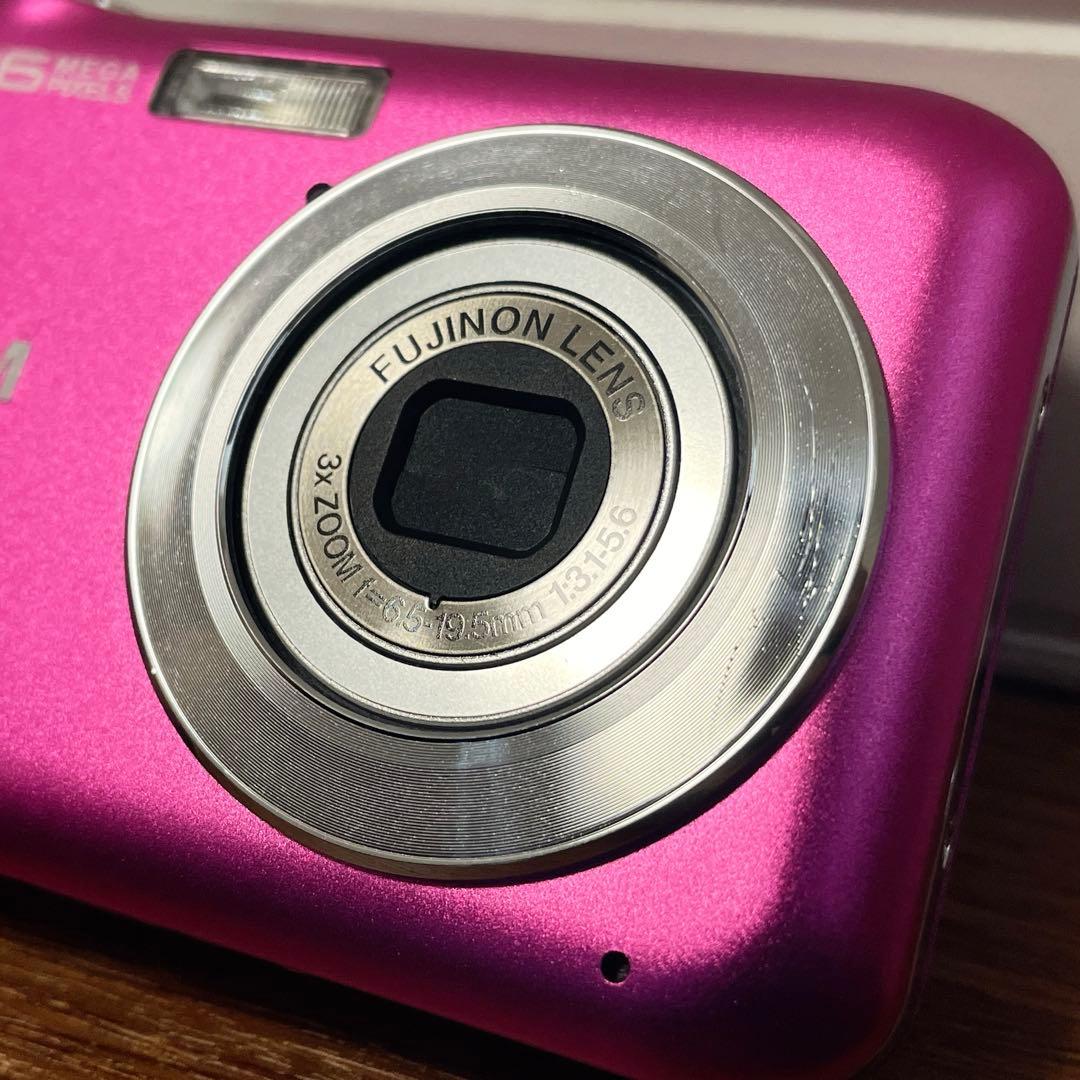 富士フィルム　コンパクトデジタルカメラ　JV250 ピンク Fujifilm