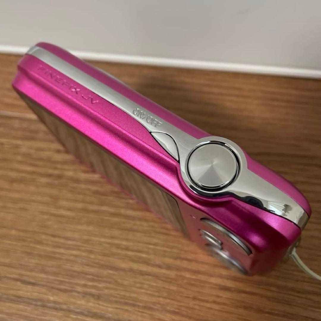 富士フィルム　コンパクトデジタルカメラ　JV250 ピンク Fujifilm