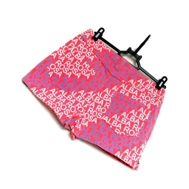 新品！！希少 アルバローザ ALBAROSA❤ロゴロゴ ストレッチパンツ❤総柄