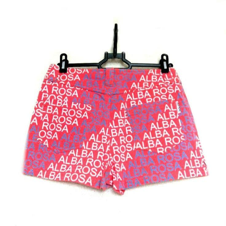 新品！！希少 アルバローザ ALBAROSA❤ロゴロゴ ストレッチパンツ❤総柄