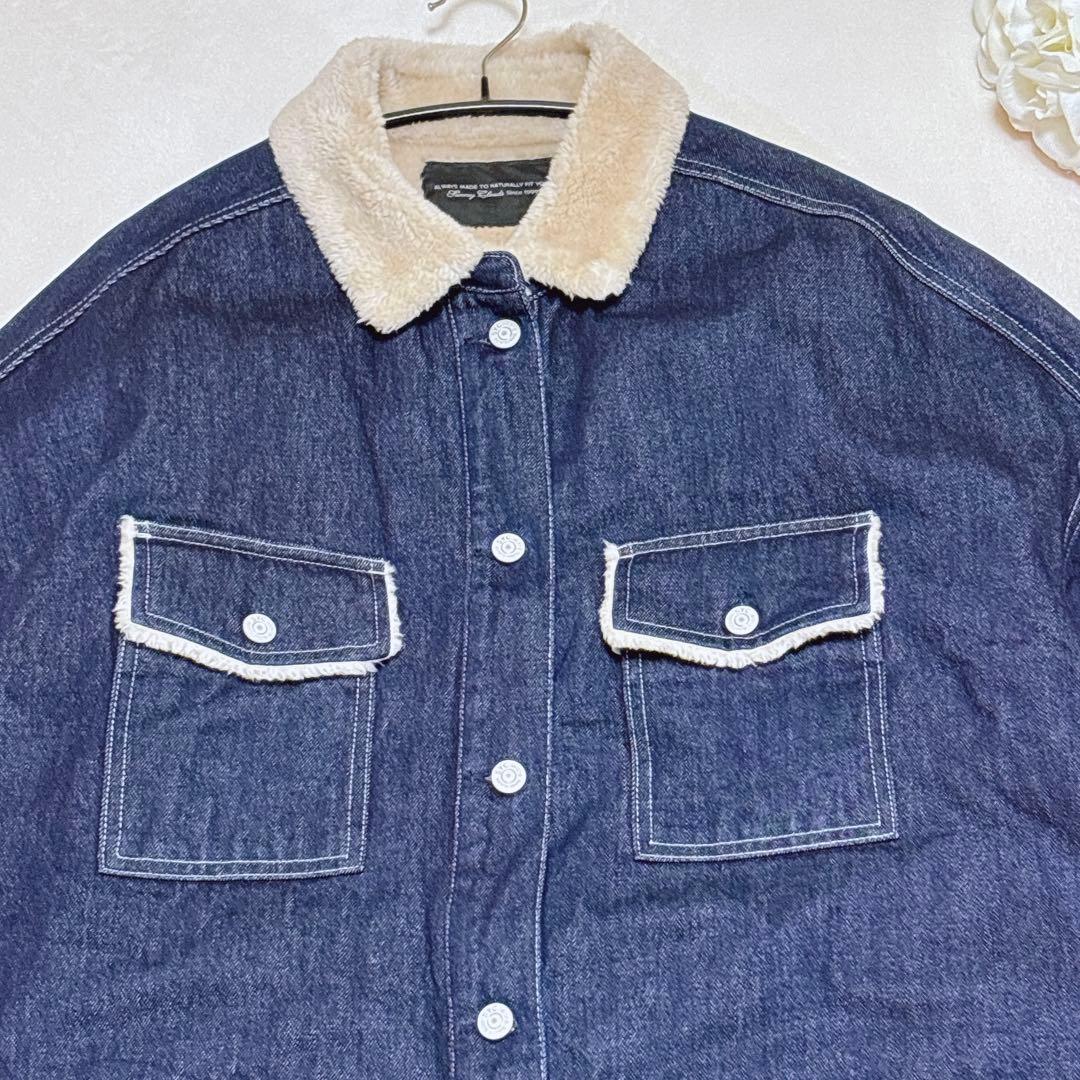 Sunny Clouds サニークラウズ 裏ボアデニムジージャンコート LL