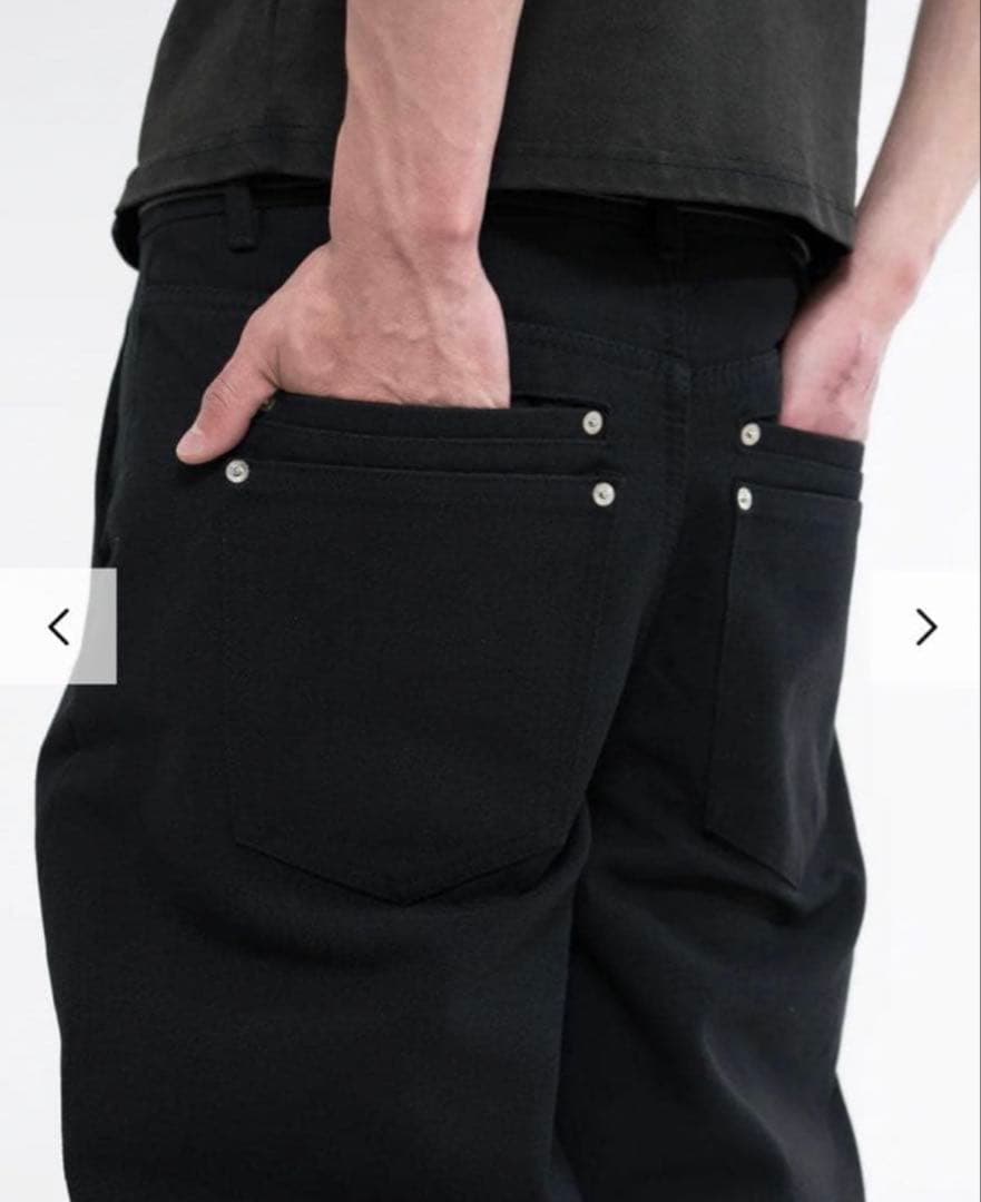 パンツ asapmode Stacked Canvas Wide-Leg Pants M