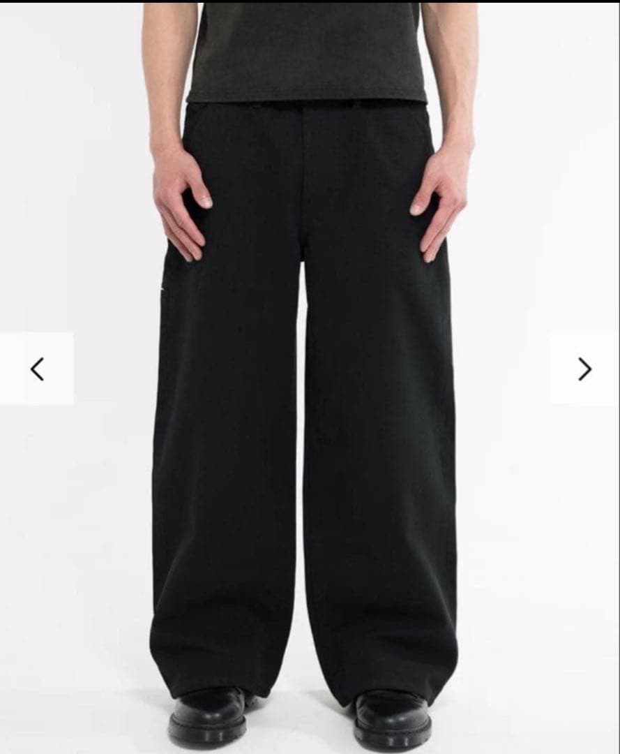 パンツ asapmode Stacked Canvas Wide-Leg Pants M