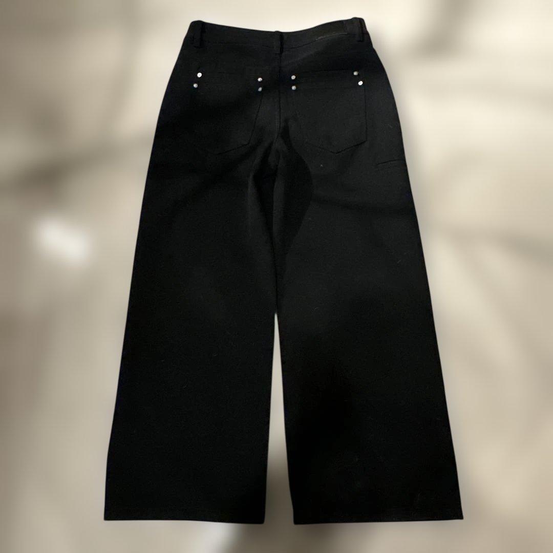 パンツ asapmode Stacked Canvas Wide-Leg Pants M