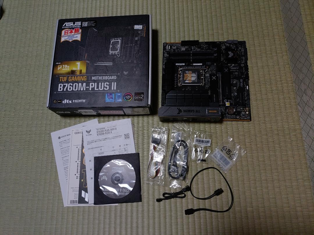 たかし83歳 TUF GAMING B760M-PLUS IIマザボ難あり