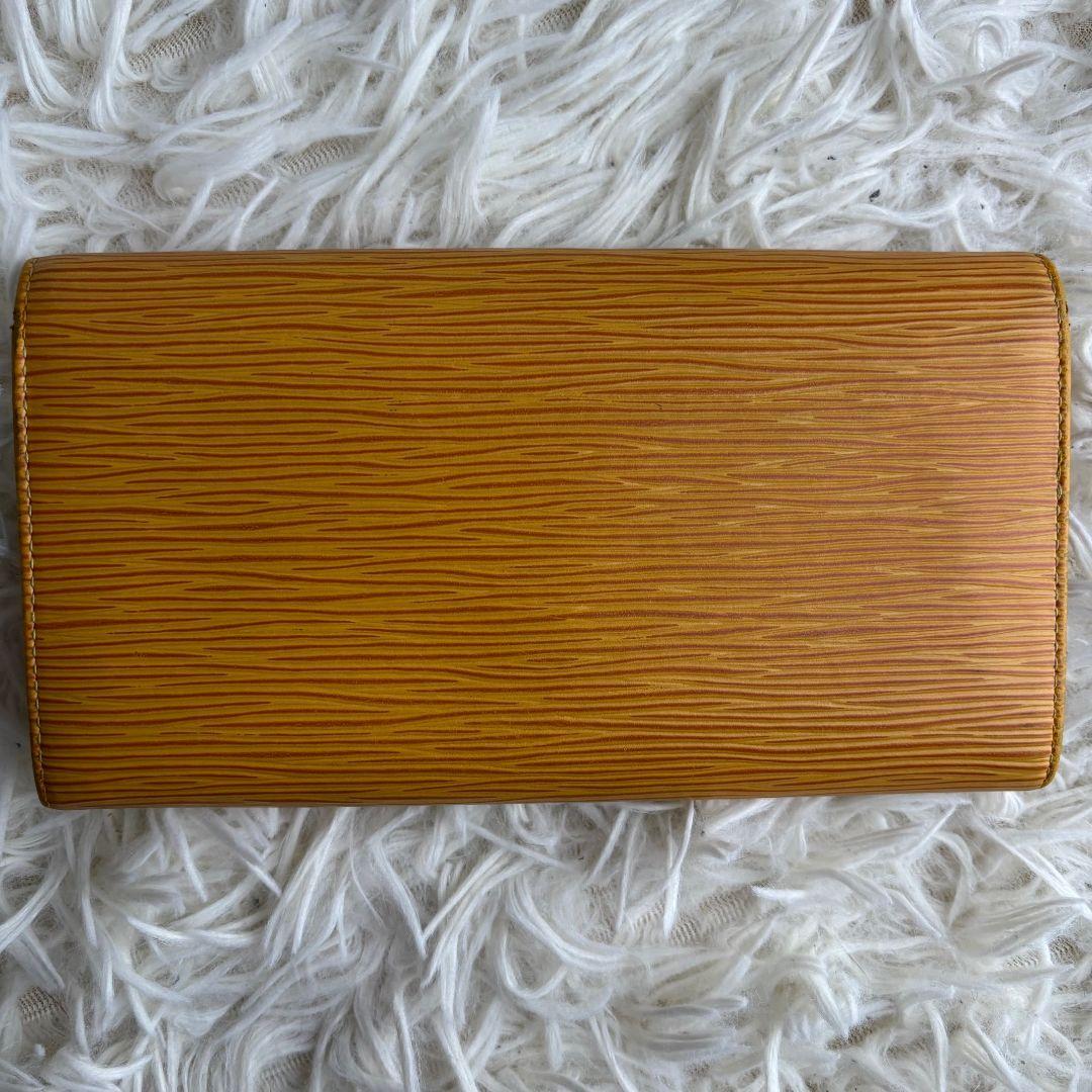 【希少 美品】ルイヴィトン　エピ　ポシェット ポルトモネ クレディ　イエロー系