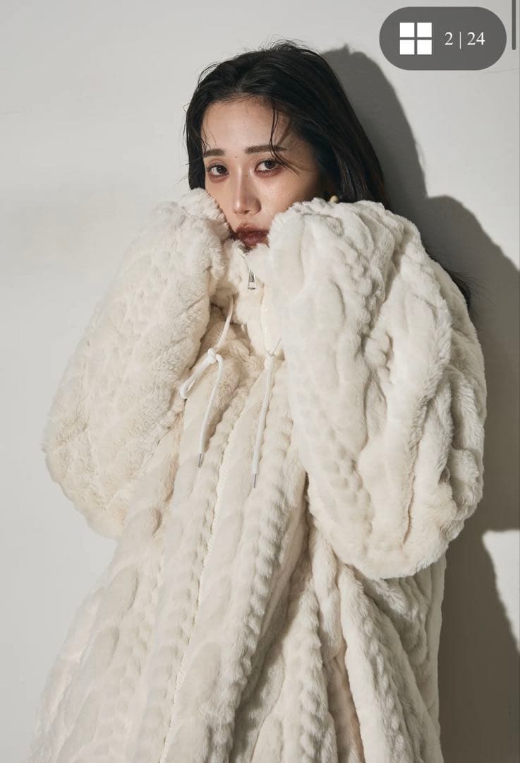 【新品】ANDREA&Co ケーブルデザインZIPファージャケット