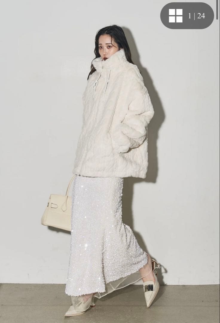 【新品】ANDREA&Co ケーブルデザインZIPファージャケット